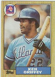 1987 Topps Baseball Cards      711     Ken Griffey